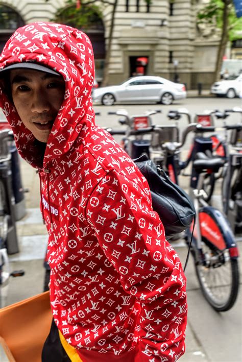 supreme lv hats|louis vuitton supreme raincoat.